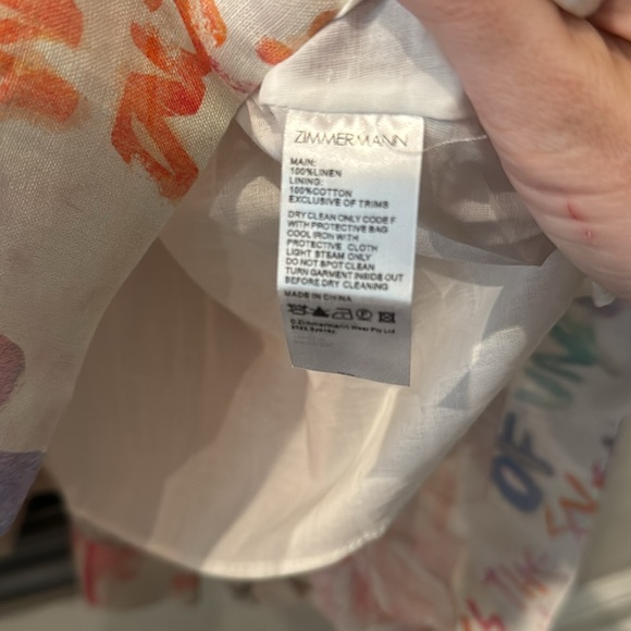 Zimmermann | Dress | Dancer Panelled Bodice | NWT | Size AU 1 | Midi Dress - Picture 6 of 9